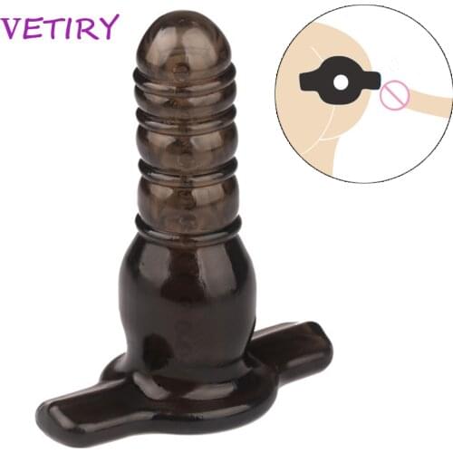 VETIRY for Women Men Gay Hollow Anal Plug Soft Butt Plug Prostate Massager Silicone Male Penis Dildo Insert Design Sex Toys
