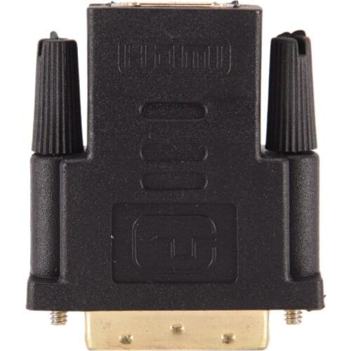 High Quality DVI-D 24+1 Dual Link Male to HDMI Female Adapter Converter Connector for PC PS3 Projector TV Box