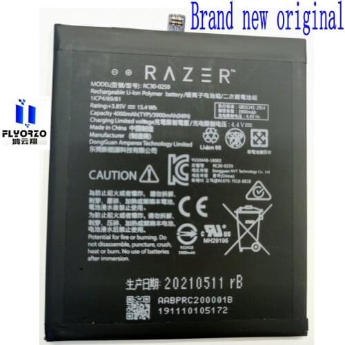 100% Brand New High Quality 4000mAh RC30-0259 Battery For Razer 2nd generation 1ICP/69/81 game Mobile Phone
