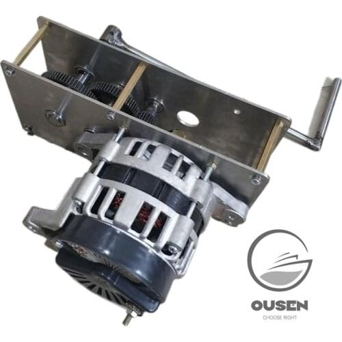 12/28V 2000W Hand Crank Generator Battery Battery Car Emergency Charging High Power 14V24V28V Volt 1500W