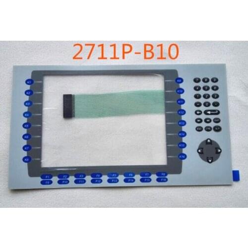 Allen Bradley PanelView PLUS 1000 2711P-B10 membrane overlay glass keypad 2711P-RDB10 2711P-B10C for Panel repair,Have in stock