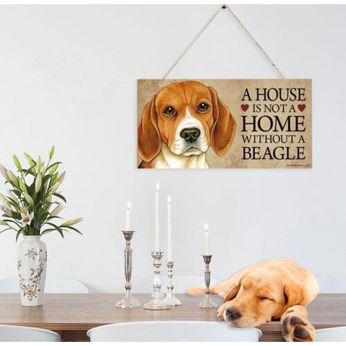 Pet Dog Tag A House Is Not A Home Without A Westie/Beagle/Frenchie Pet Dog Hanging Tag Gift For Dog Lovers