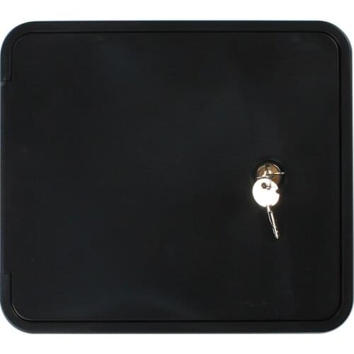 Black Caravan Accessories Camper Accessories Boat Motorhome Key Lock Multi-Purpose Cable Hatch