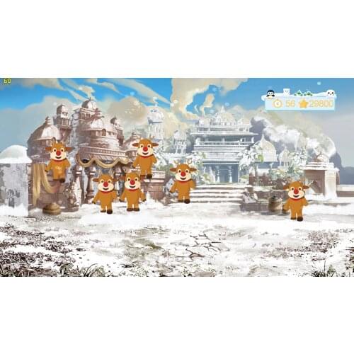 Immersive Touch Wall Interactive Wall games Smash Ball Snowing Effects for Indoor Playing Area with 7 effects