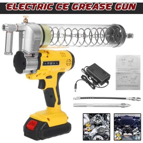 Electric Grease Gun High Pressure Excavator Rechargeable Grease Gun Automotive Greaser Mechanical Gear Greaser For 18V Makita