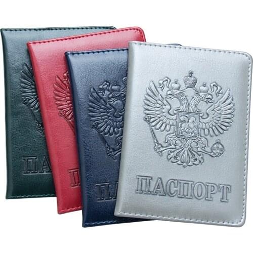 Etaofun Russian high quality leather passport case for travel documents 2018 brand new passport cover for women passport holder