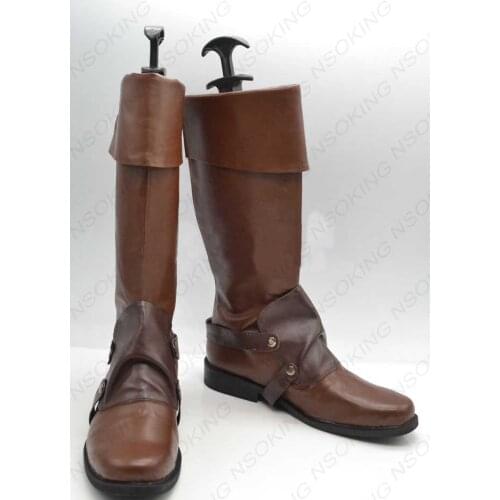 Flynn Rider Cosplay Shoes Game Boots High Quality Custom-made