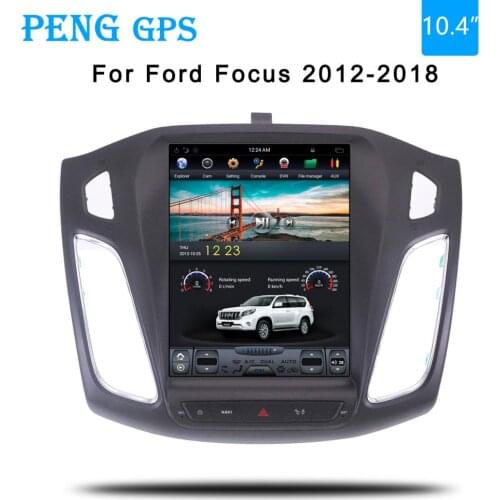 Tesla style Android 7 Car No DVD Player GPS Navigation For Ford Focus 2012 2013 2014 -2018 Auto navi stereo headunit multimedia