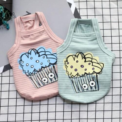 Cotton Dog Vest Skirt Puppy Small Dog Clothes Summer Yorkie Bichon Frise Poodle Pomeranian Schnauzer Pug French Bulldog Clothing