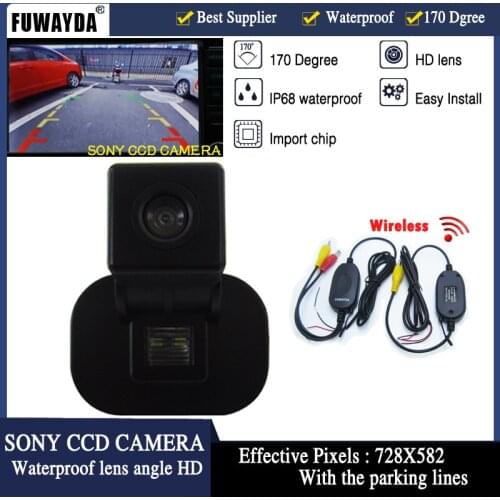 FUWAYDA wireless Car Rear View HD CCD Parking Camera car rear view camera for KIA FORTE /Hyundai Verna / Hyundai Solaris Sedan