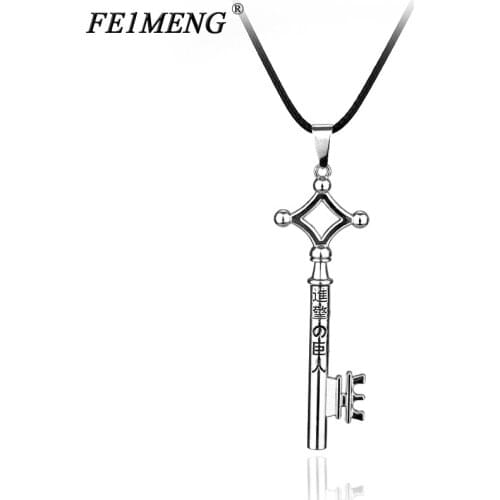 Classic Anime Attack on Titan Necklace Onslaught Key Model Of Giant Logo Pendant Necklace For Fans Fashion Cosplay Jewelry Gift