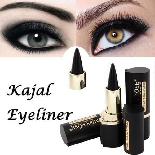 MISS ROSE Brand Maquiagem Makeup Eyes Pencil Longwear Black Gel Eye Liner Stickers Eyeliner Wateroroof Make Up