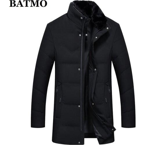 BATMO 2019 new arrival winter white duck down jackets men,mens winter warm jackets,plus-size 901