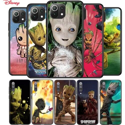 Soft Silicone Cover Baby Groot Cutest For Xiaomi Mi 11 11i 10i 10T Note 10 9 9T SE 8 Lite Pro Ultra Phone Case