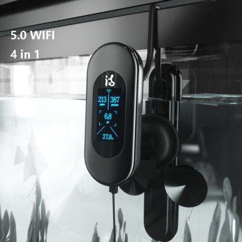 NEW Ibowl WIFI 5.0/5.0Pro 6 in 1 Detector Aquarium Digital display Water Quality Monitor PH/TDS/EC temperature machine
