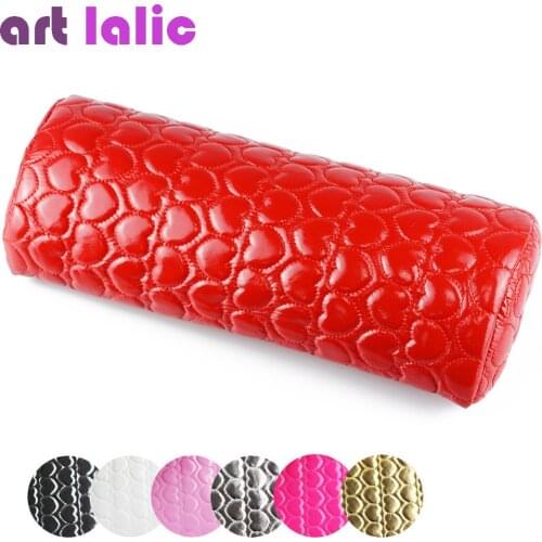 Nail Art Pillow for Manicure Hand Arm Rest Pillow Cushion PU Leather Holder Soft Manicure Nail Tool Equipment