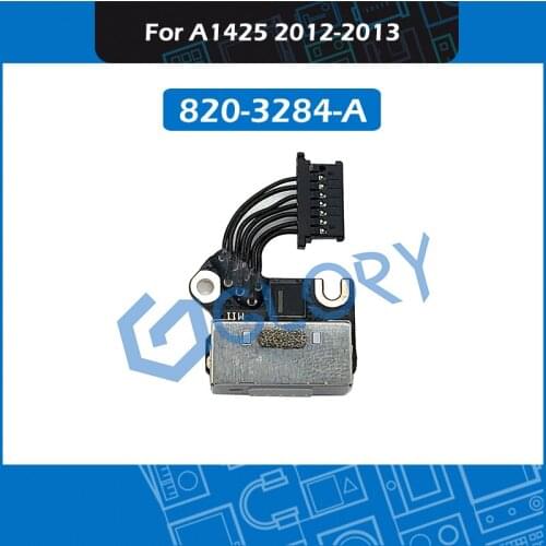 Full New 820-3248-A Audio DC-IN Jack Board for Macbook Pro Retina 13" A1425 DC Power Jack Board 2012 2013 MD212 ME662