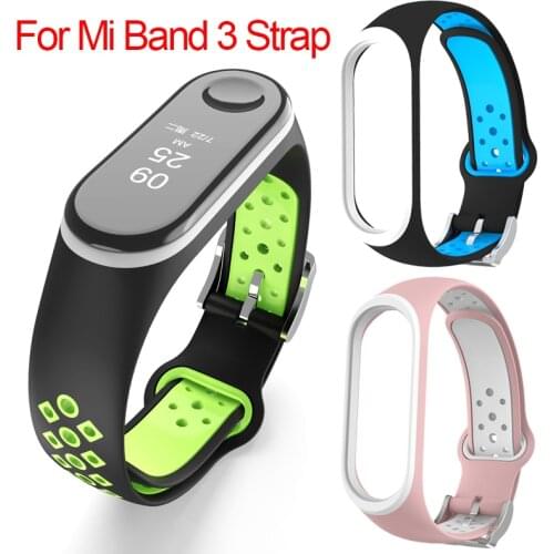 Mi Band 3 Strap wrist strap for Xiaomi mi band 3 Silicone Miband 3 accessories Colorful pulsera correa Mi 3 replacement