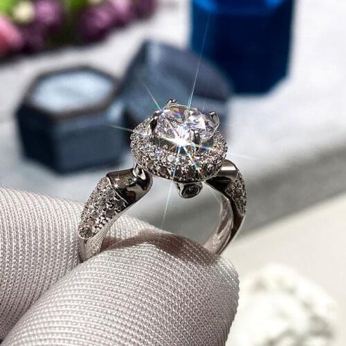 CAOSHI Luxury High-quality Bridal Wedding Rings Exquisite Shiny Zirconia Engagement Accessories Trendy Female Delicate Jewelry