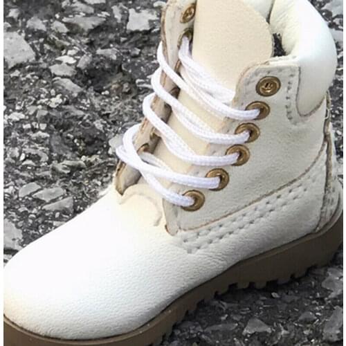 SUPERMCTOYS 1/6 White Hollow Pilot Snow Boots Model For 12" Female PH Body