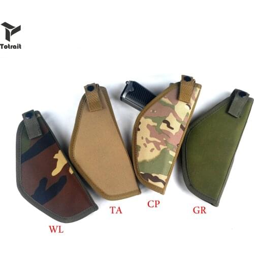 TOtrait Tactical Universal Holster Hunting Pistol Waist Belt Gun Holster Outdoor Utility Airsoft Hunting Accessory Nylon Pouch