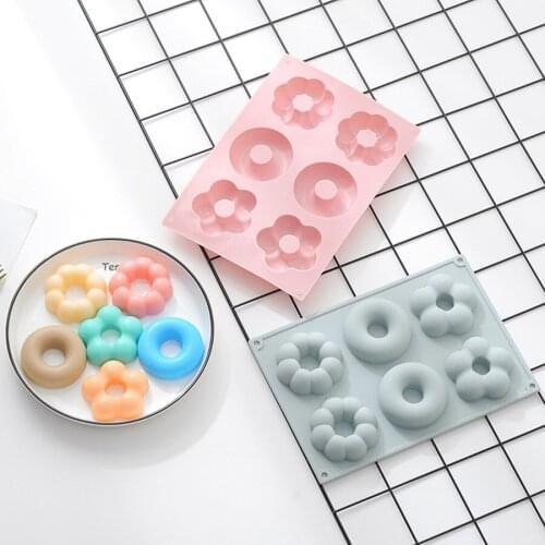 WYSE Silicone Mold Donuts Shape Mould Cake Rubber Chocolate Maker Cake Decorating Tools
