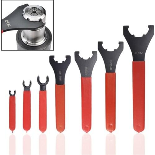 1pc er11 / er16 / er20 / er25 / er32 m / one type er collet chuck nut wrench cnc milling tool lathe tools er spanner