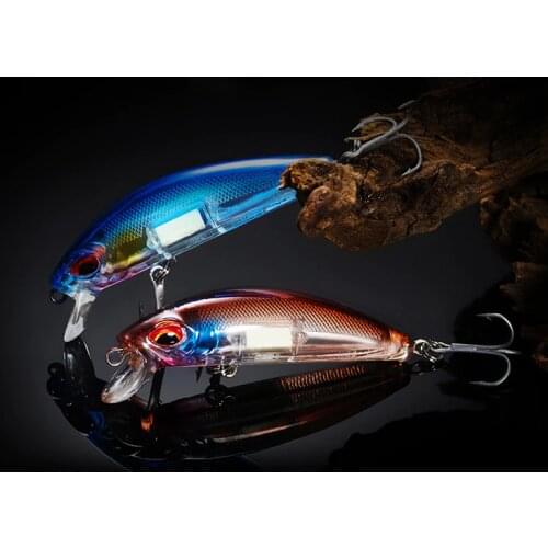 1pc Artificial Bait Crankbait Fishing Lure Glow Lifelike Skin 10g 7cm Sinking Wobblers Carp Fishing Pike Bass Baits