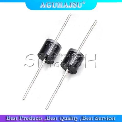 10PCS elektrische Axial Rectifier Diode 10A10 R-6 DIP 10A 1000V 10a10