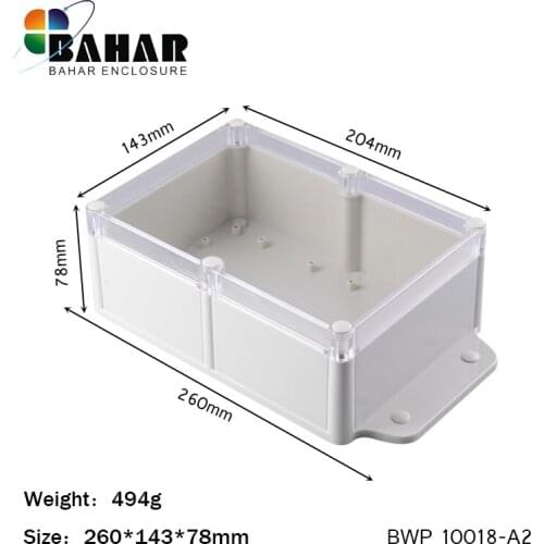 2PCS/lot IP68 waterproof plastic enclosure ABS electronic project wire junction box outdoor waterproof sensor control case