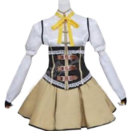 2017 Puella Magi Madoka Magica Tomoe Mami Cosplay Costume custom any size