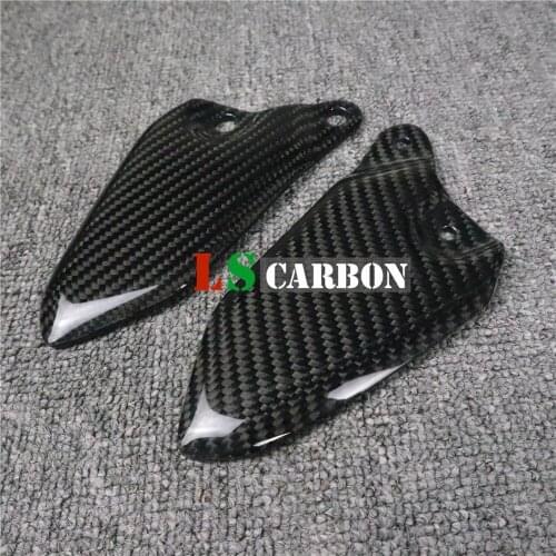 Full Carbon Fiber Motorcycle Accessories Heel Plates (Replacement) For Kawasaki Z900 RS