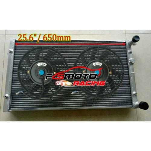 50MM Aluminum Radiator For VW GOLF GTI Jetta MK4 POLO MK3 SKODA SEAT Audi A3 TT Quattro 1.8T 1.9TDI 2.0 1997-2006 & OR With FAN