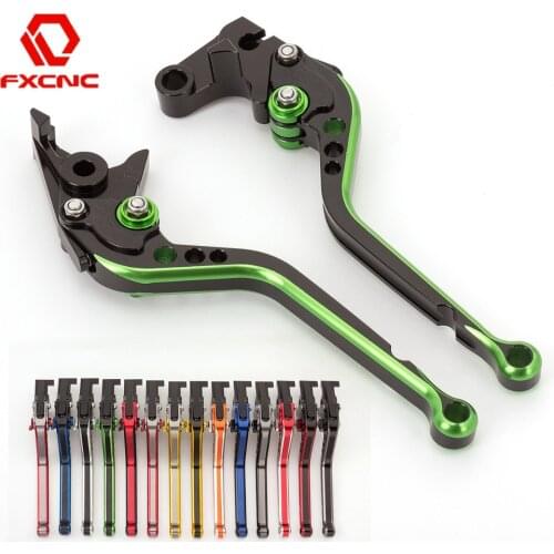 FX CNC MIX Color Long Adjustable Aluminum Motorcycles Brake Clutch Levers For SUZUKI SV650 2016 - 2017 Motorcycle Accessories