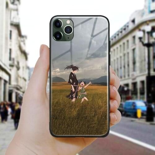 Hyakkimaru dororo Real life art Silicone Glass Phone Case Cover Shell For iPhone SE 6 6s 7 8 Plus X XR XS 11 12 Mini Pro Max
