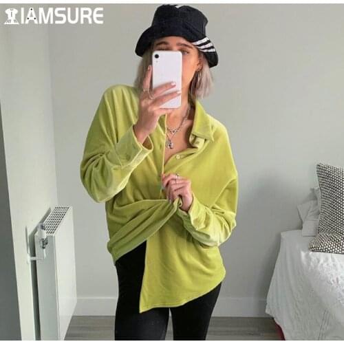 Свободные блузки IAMSURE China At AliExpress