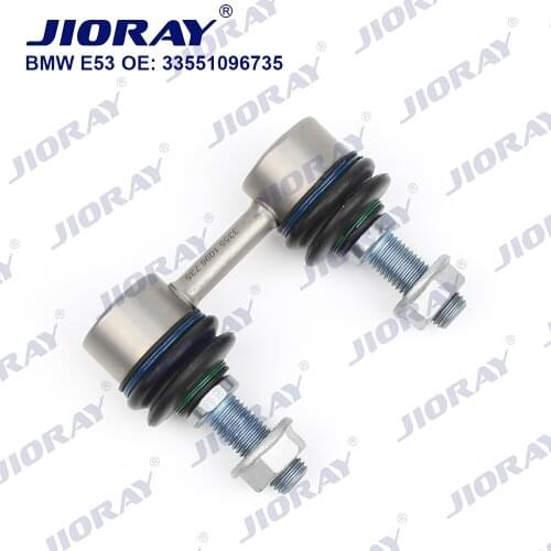 JIORAY Rear Axle Sway Bar End Stabilizer Link Ball Joint For BMW X5 Series E53 3.0d 3.0i 4.4i 4.6is 4.8is 33551096735