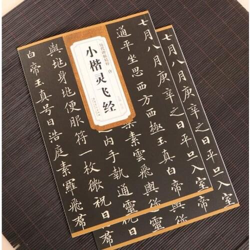 Chinese calligraphy book Small Kai Ling Fei Jing of the past dynasties Calligraphy Copybook