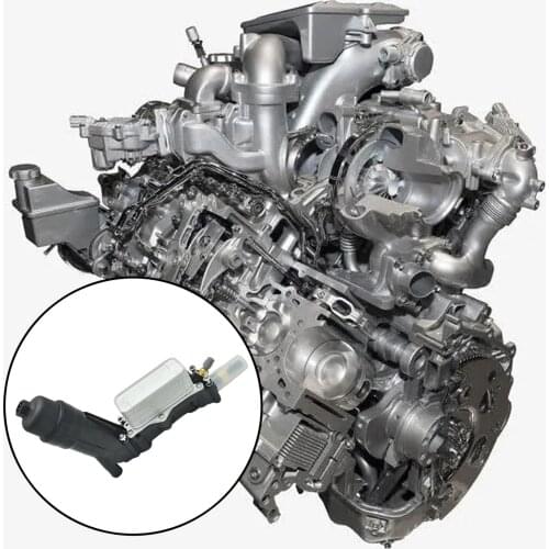 Engine Oil Filter Adapter Housing For Chrysler Charger Grand Caravan Jeep Wrangler Cherokee 3.6L 3.2L 68105583AF