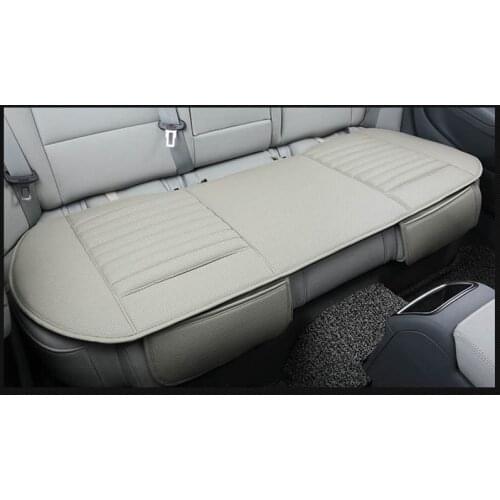 Leather Bamboo Strip Charcoal Car Seat Cover for nissan juke jeep wrangler jk renegade suzuki jimny accesorios para moto