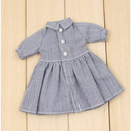 Outfits for Blyth doll Stripe Dress for the 12 inches doll elegant suit for 1/6 BJD azone ICY DBS