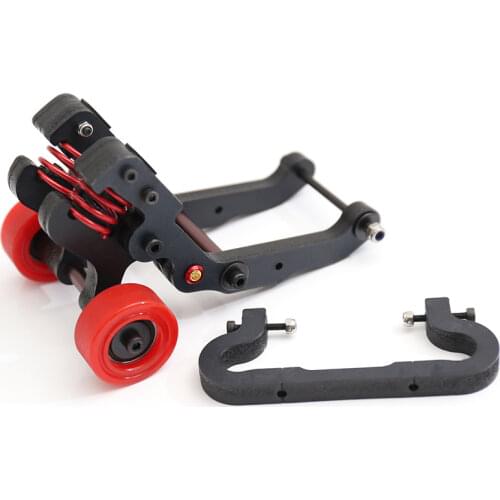 Nylon Double Wheel Wheeliebar ARRMA BIG ROCK NERO FAZON For 1/10 RC Monster Truck