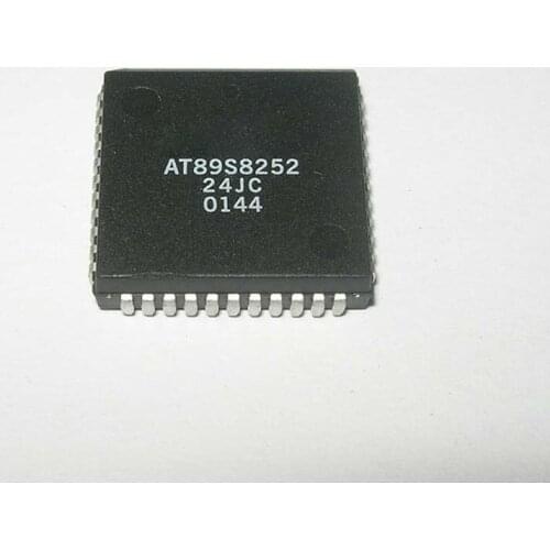 New AT89S8252-24JC AT89S8252-24JI AT89S8252-24JU AT89S8252 PLCC-44 5 pieces / lot