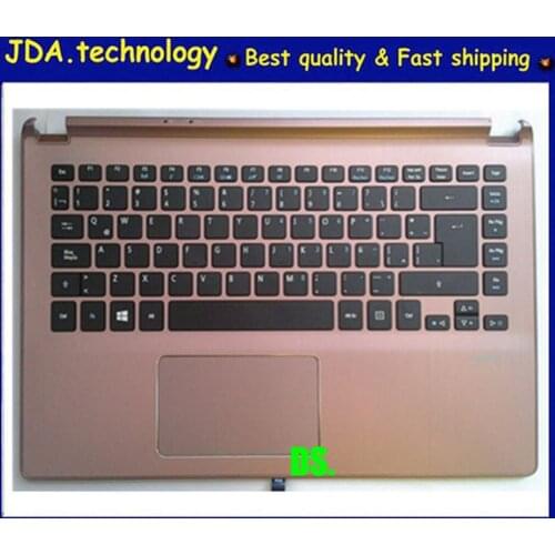 MEIARROW 95%New Original top case for Acer Aspire V5-472 V5-473 V5-473g V7-482PG palmrest upper cover EUR keyboard