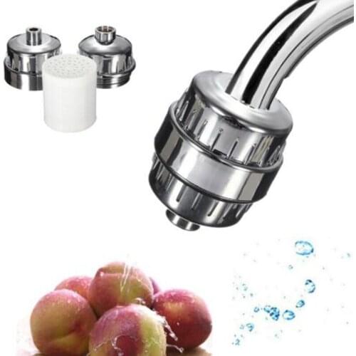 Removal Water Purifier ABS Filter Softener Chlorine In-Line Shower Water Strainer For Home Bathroom Kitchen For Health
