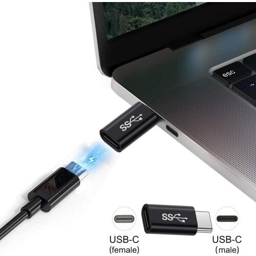 Type-C Adapter USB C Male To Type C Female Adapter Converter Type-c Female To Female Connector For Phone Tablet