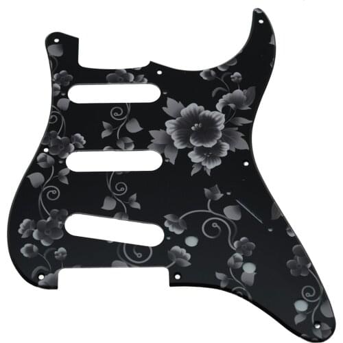 Dopro Plastic USA Vintage SSS Pickguard Strat Guitar Pickguard with screws ST Scrach Plate Various Colors Fits for Fender