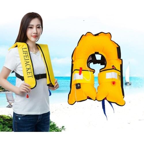 Swimming Fishing Life Vest Life Jacket Automatic Inflatable Vest Professional Adult Swimwear Water Sports Swimming Life Jacket