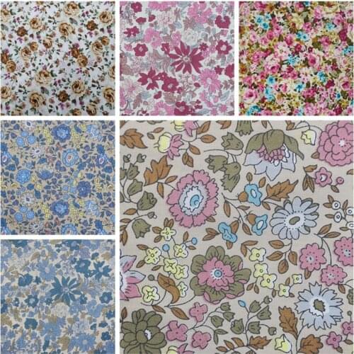 2021 New Width Multiple styles 150cm Vintage Rose Floral 100% cotton fabric home textile for patchwork handmade sewing fabrics