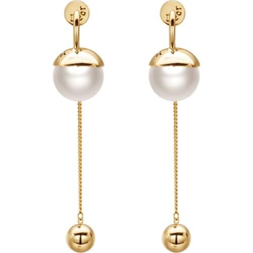 Pearl Earrings Women Beaded Pendant Earrings Female Ears Fashion Jewelry Accessories Earings kolczyki